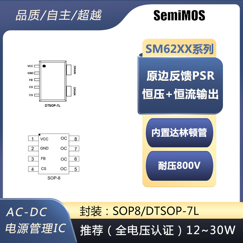 SM62系列PSR內(nèi)置達(dá)林頓管 恒壓恒流
